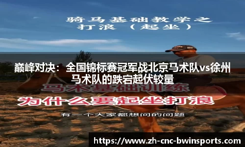 巅峰对决：全国锦标赛冠军战北京马术队vs徐州马术队的跌宕起伏较量